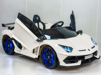 Электромобиль Lamborghini Aventador SVJ Белый