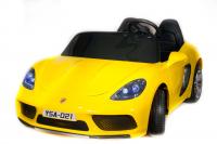 Электромобиль Porsche Cayman 24V Желтый (краска)