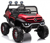 Электромобиль Mercedes-Benz Unimog Mini Вишневый глянец