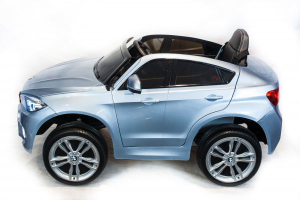 Электромобиль BMW X6M mini Серебро