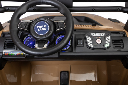 Электромобиль Jeep 4x4 QLS-618 Песочный