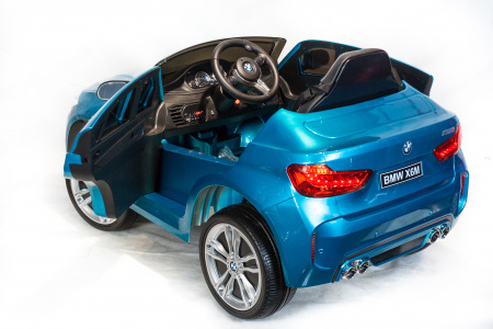 Электромобиль BMW X6M mini Синий (краска)