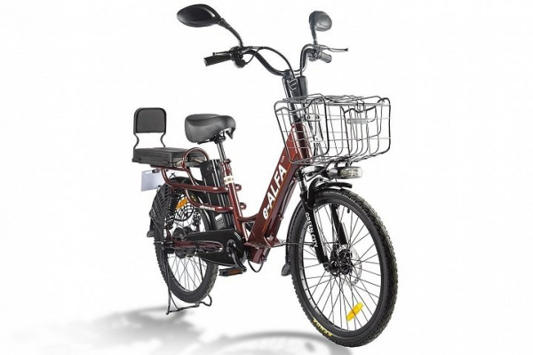 Велогибрид Green City e-ALFA LUX Темно-серый